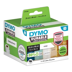 Dymo LabelWriter Durable labels 25 x 89 mm. Roll of 700 labels stk. 
