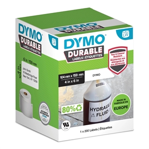 Dymo LabelWriter Durable extra-large shipping label 104 mm x  159 mm stk. 