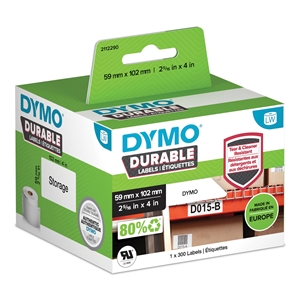 Dymo LabelWriter Durable shipping label 59 mm  x  102 mm stk. 