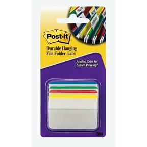3M Post-it Indexfaner 50,8 x 38,1 Strong "knæk" ass. farver - 4 pack