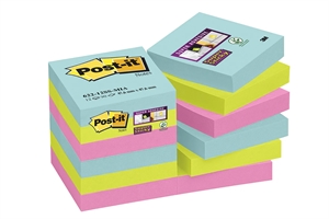 3M Post-it notes super sticky  47,6 x 47,6 mm Cosmic - 12 pack