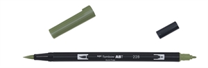 Tombow Marker ABT Dual Brush 228 grey green