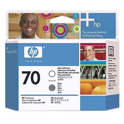 HP 70 - Gloss enhancer og grå printhoveder