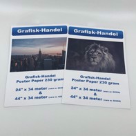 Grafisk-Handel Poster paper 230 gram - 44" x 30 meter