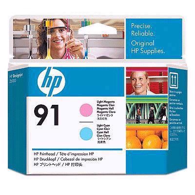 HP 91 - Lys magenta og lys cyan printhoveder