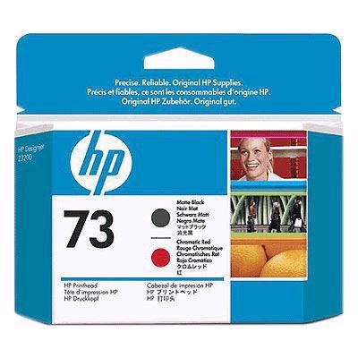 HP 73 - Mat sort og kromatisk rød printhoveder