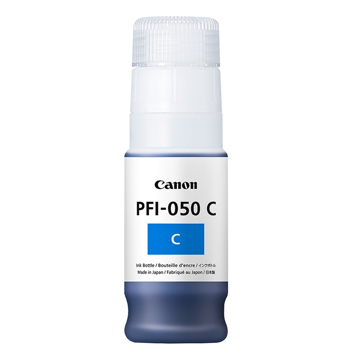 Canon PFI-050 C Cyan, 70 ml blækflaske
