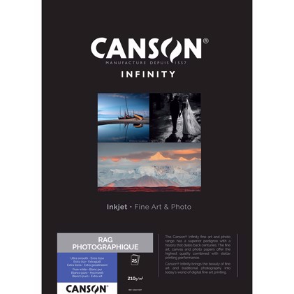 Canson Rag Photographique 210 g/m² - A4, 25 ark