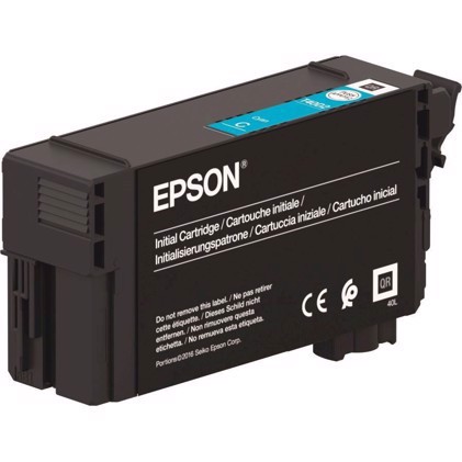 Epson T40D2 Cyan - 50 ml blækpatron - Epson SureColor SC-T3100, SC-T3100N, SC-T5100, SC-T5100N