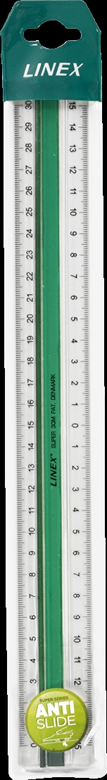 Linex superlineal 30cm S30MM grøn