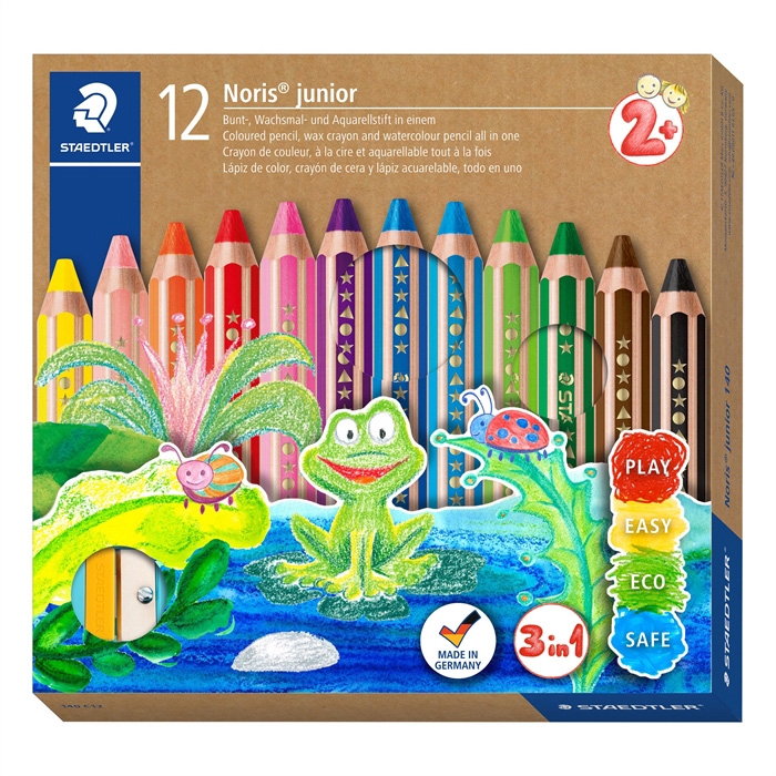 Staedtler Farveblyant Buddy chunky 3i1 (12)