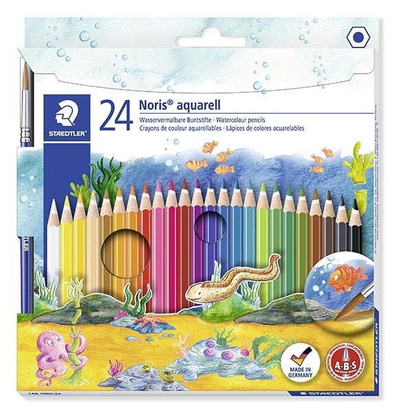 Staedtler Farveblyant Noris Club Akvarel ass (24)