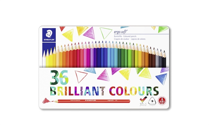 Staedtler Farveblyant Ergosoft ass (36)