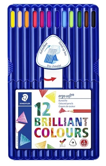 Staedtler Farveblyant Ergosoft ass (12)