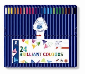 Staedtler Farveblyant Ergosoft ass (24)