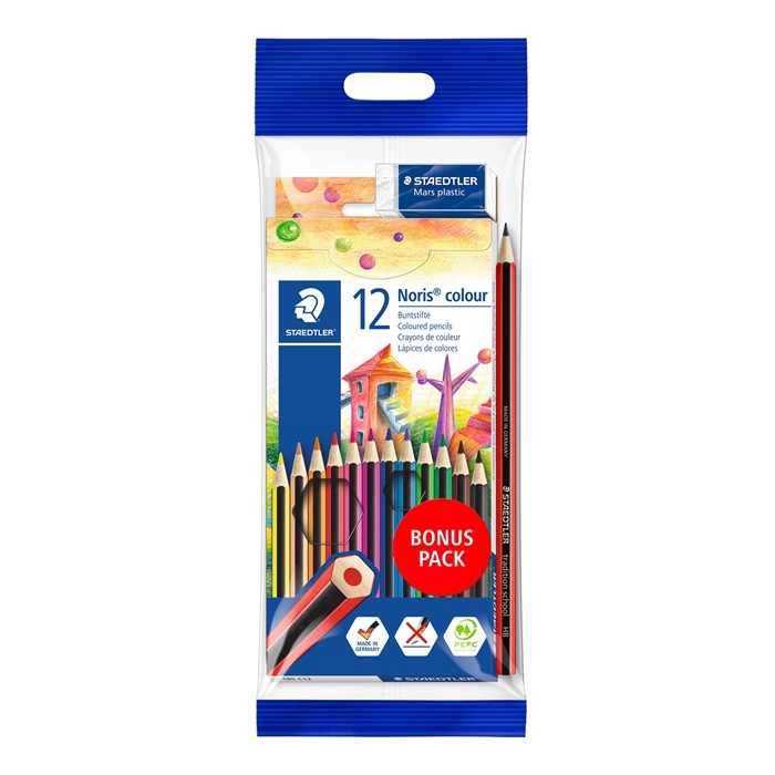 Staedtler Farveblyant Noris SET Colour ass (12)