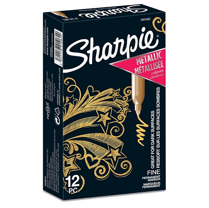 Sharpie Marker Metallic 1,4mm guld