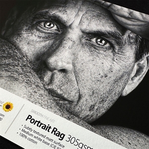 Permajet Portrait Rag 305 g/m² - 36" x 15 meter