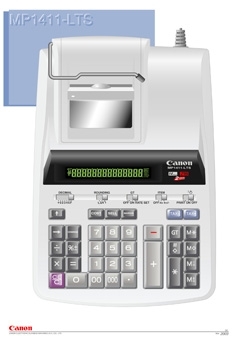 Canon MP1411-LTS desktop printing calc.