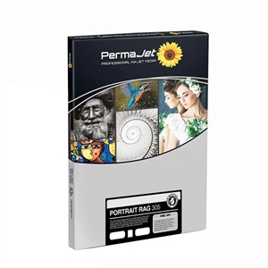Permajet Portrait Rag 305 g/m² - 17" x 15 meter
