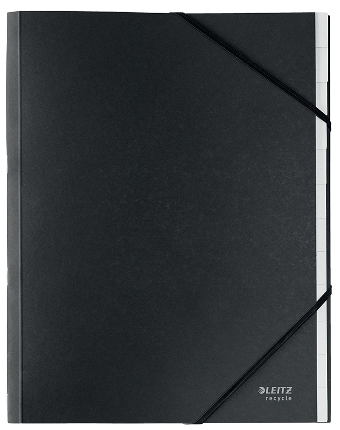 Leitz Sorteringsmappe recycle karton A4 12-delt sort