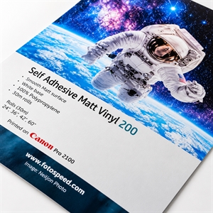 Fotospeed Self Adhesive Matt Vinyl 24" x 30m - 200gsm