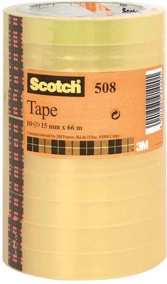 3M Tape Scotch 508 15mmx66m tårn klar (10)