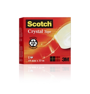 3M Tape Scotch Crystal 19mmx33m