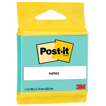 3M Post-it green 63,5 x 76 mm,  100 ark
