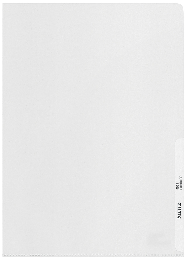 Leitz Omslag recycle 140my PP præg A4 (25)