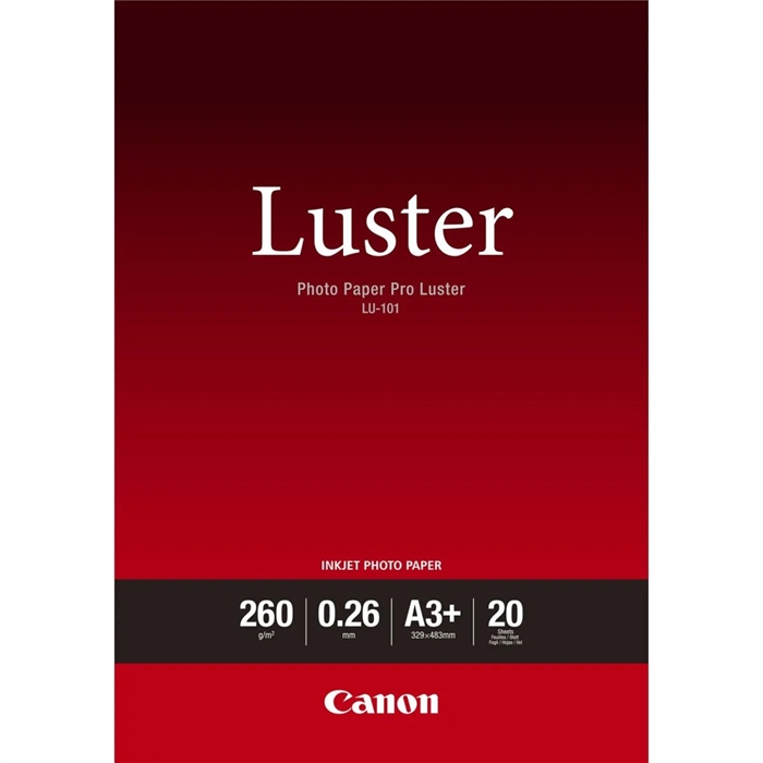 Canon Photo Paper Pro Luster 260g/m² - A3+, 20 ark