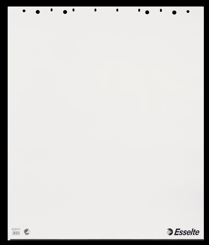 Esselte Flipoverblok 25 ark 72x85 ulinieret 80g