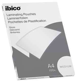 Esselte Lamineringslomme basic medium 100my A4 (100)