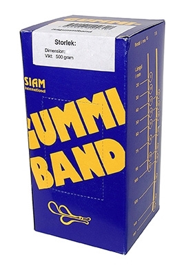 Siam Gummibånd nr. 64 90x6,0mm (500g)