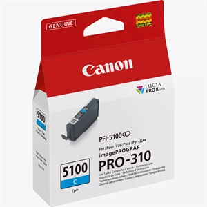 Canon Cyan PFI-5100C - 14,4 ml blækpatron