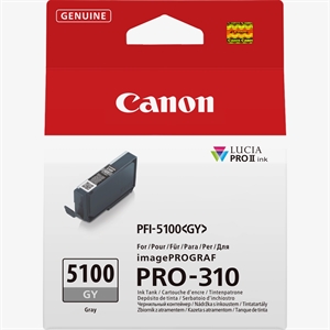 Canon Grey PFI-5100GY - 14,4 ml blækpatron