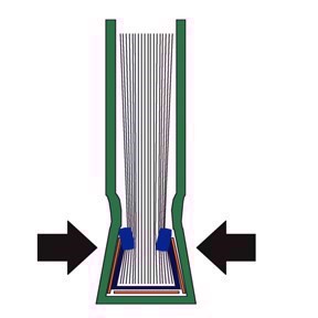 Leitz Omslag i karton 14mm A4 hvid/klar (10)