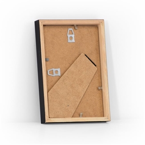 Sort træramme til foto og plakater 10 x 15 cm