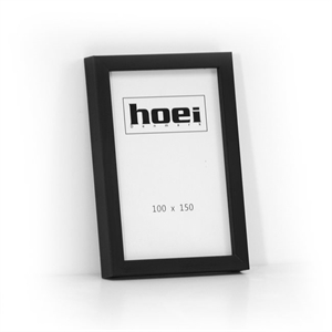 Sort træramme til foto og plakater 10 x 15 cm