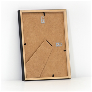 Sort træramme til foto og plakater 15 x 20 cm