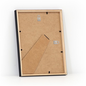 Sort træramme til foto og plakater 18 x 24 cm