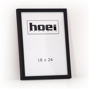 Sort træramme til foto og plakater 18 x 24 cm