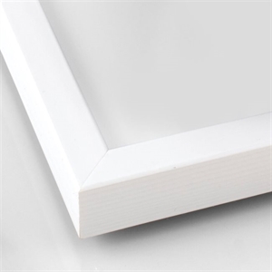 Hvid træramme til foto og plakater 30 x 40 - PLEXI cm