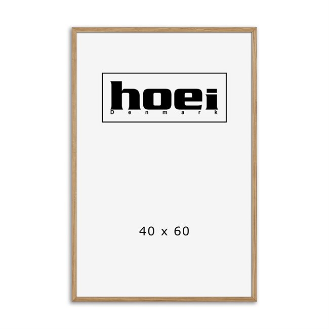 Massiv egetræsramme til foto og plakater 40 x 60 cm