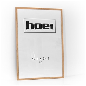Massiv egetræsramme til foto og plakaterer 59,4 x 84,1 cm ( A1 )