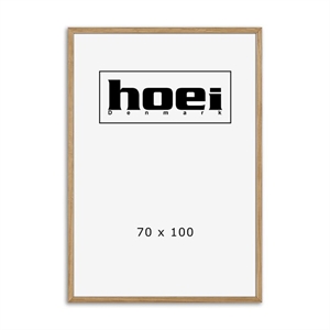 Massiv egetræsramme til foto og plakater 70 x 100 cm