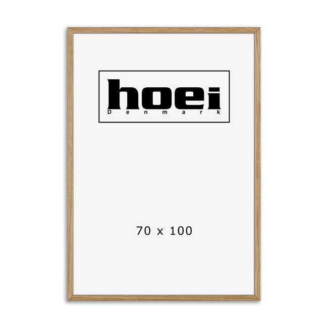 Massiv egetræsramme til foto og plakater 70 x 100 cm