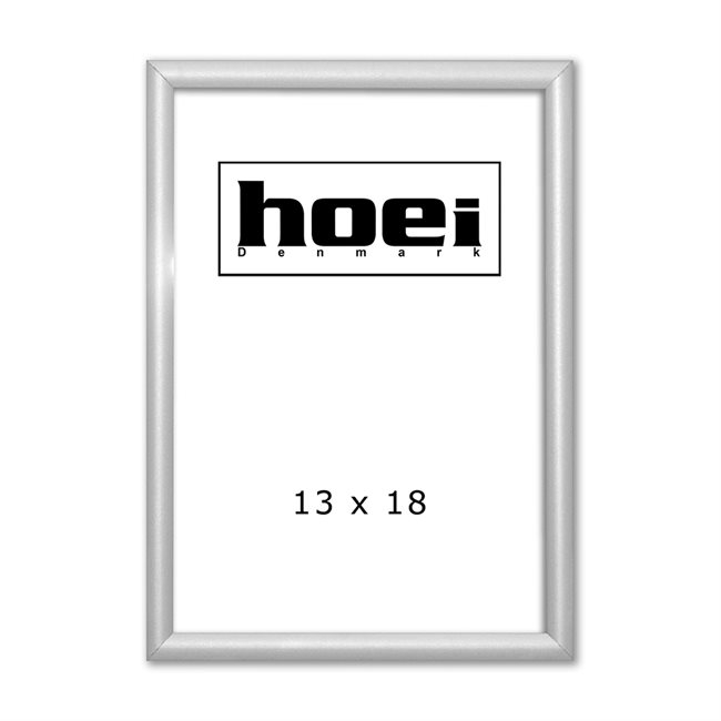 Sølv Aluminiumsramme - 13 x 18 cm