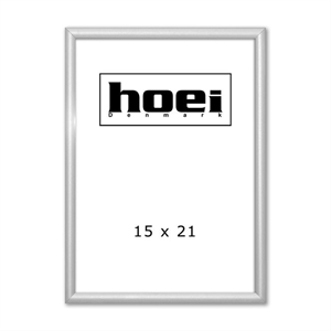 Sølv Aluminiumsramme - 15 x 21 cm