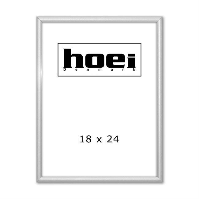 Sølv Aluminiumsramme - 18 x 24 cm